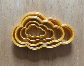Cloud Cookie Cutter Set, Fondant Baking, Clay Crafts