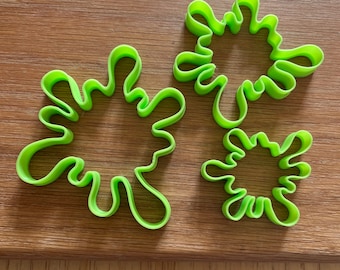 Splat Splash Cookie Cutters, Fondant Icing Crafts