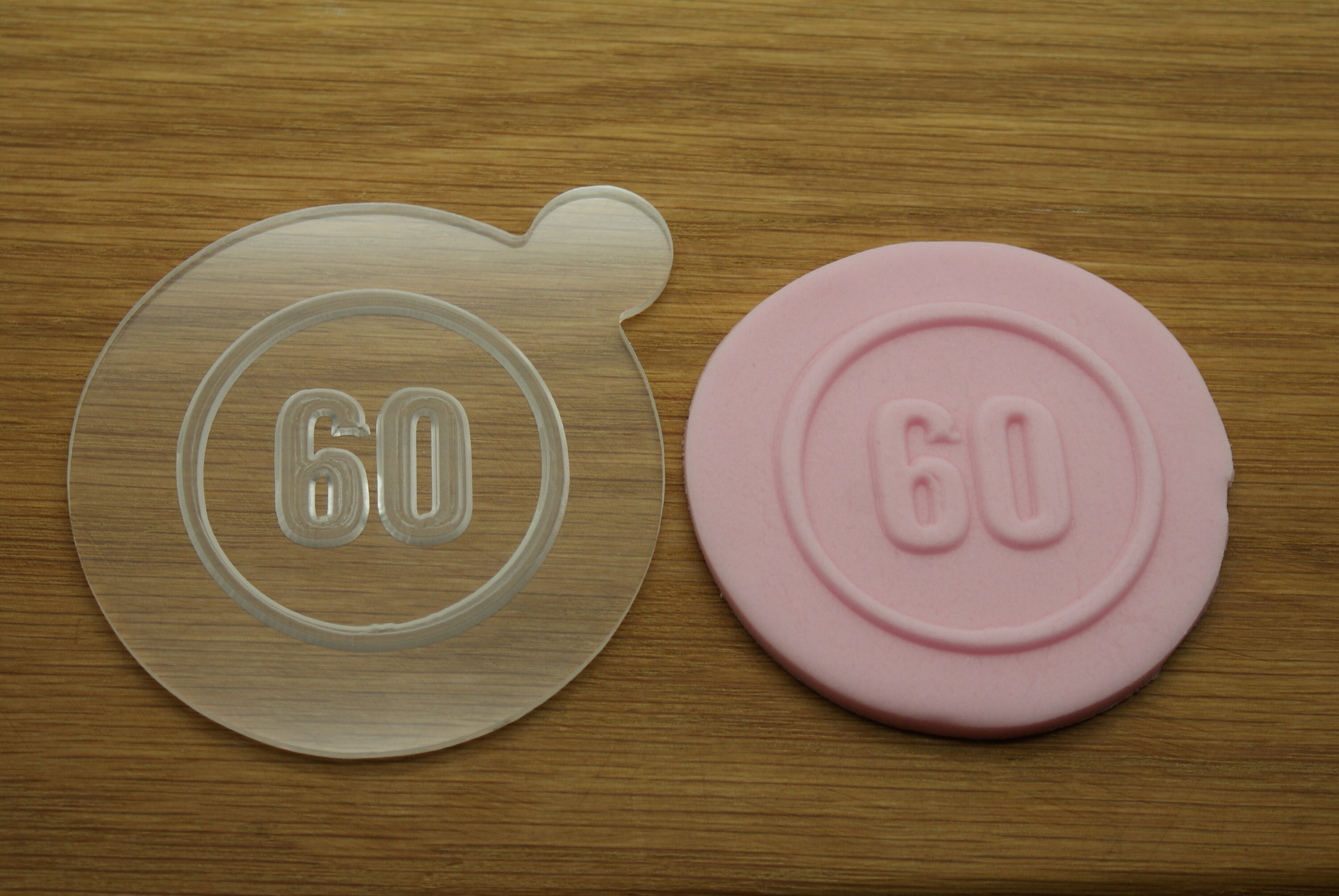30th 40th 50th 60th Birthday Fondant Cookie Stamp Debosser Etsy