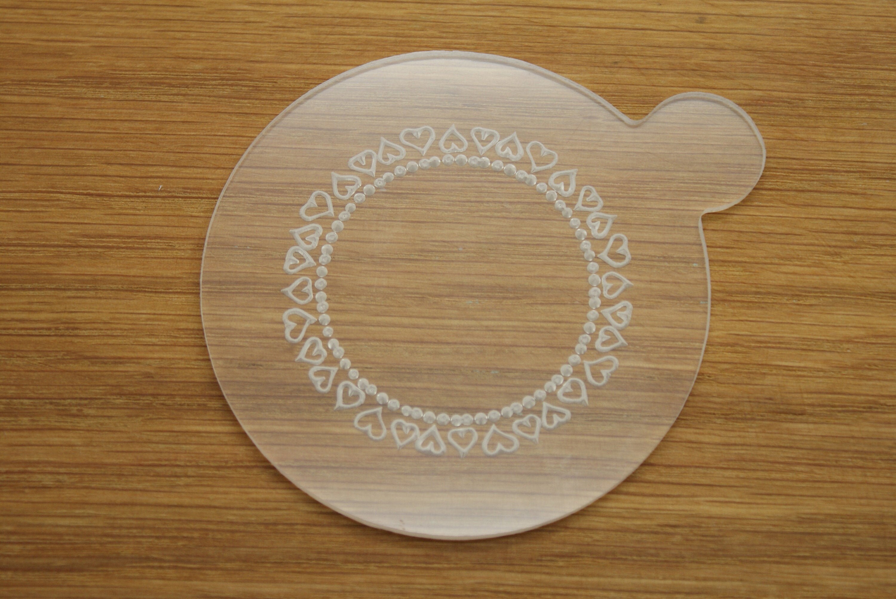 Hearts Embosser Floral Cookie Stamps Fondant Topper Wedding Etsy UK