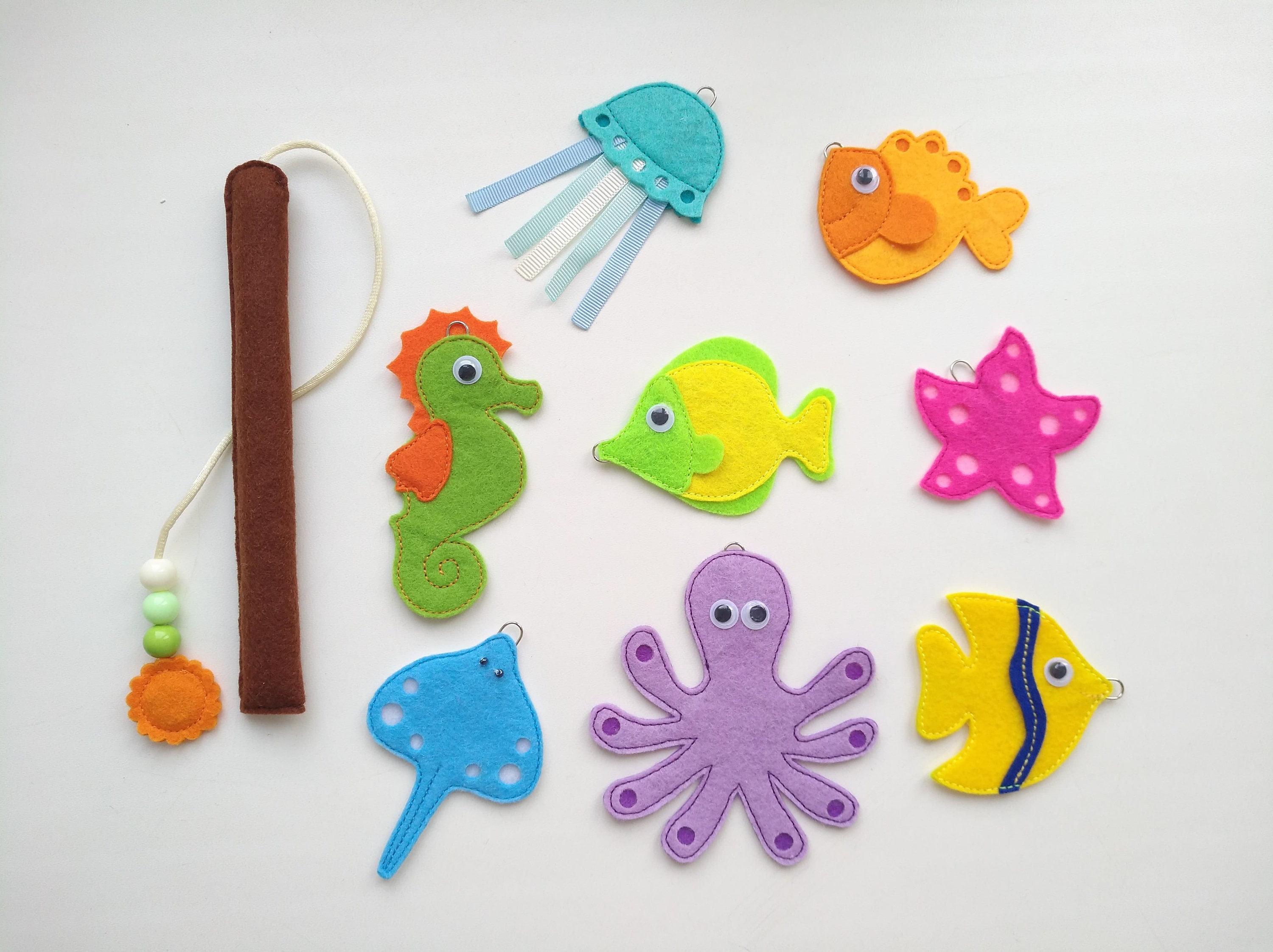 New Montessori Simulation Animal Magnetic Play House Fish Shrimp Crab Shell  Seasoning Sashimi Baking Toy Wooden Educational Toys