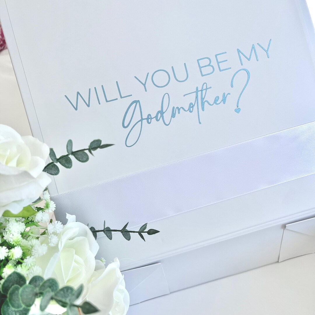 Will You Be My Godmother Proposal Box Godmother Gift Godmother Gift — free download
