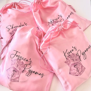 Pyjama Personalised Bride Wedding Hen Party Victorias Secret Style Bridal Party Matching Pyjamas Hen Party Pjs Custom Birthday Gift image 6