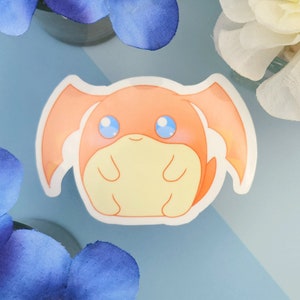 Cute Patamon Digital Monster Glossy Vinyl Sticker 3″