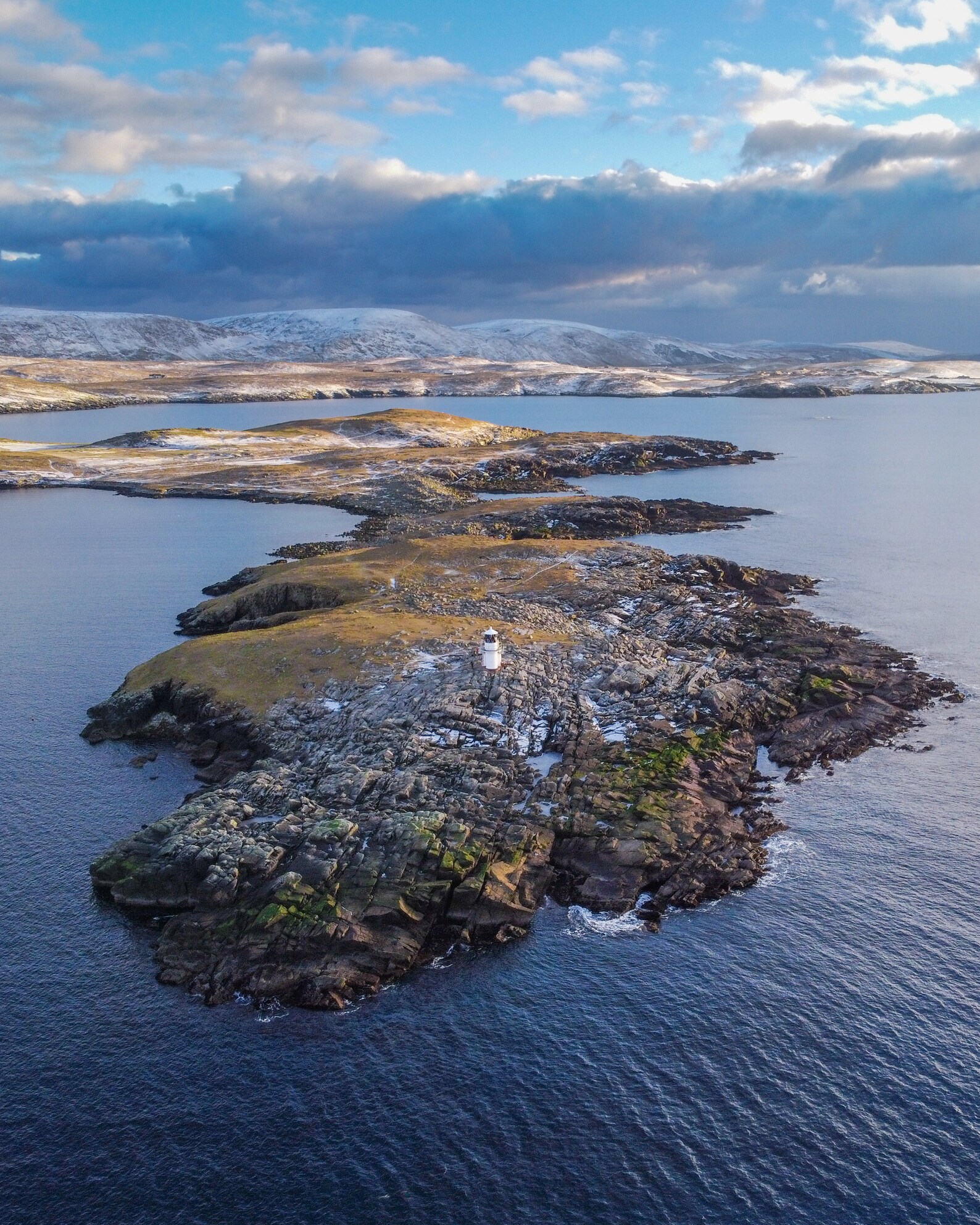 Shetland Photography Mounted print Hamnavoe Lighthouse Etsy