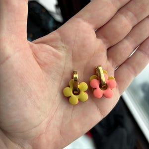Floral earrings