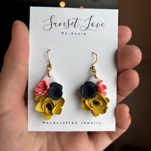 Floral earrings