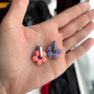 Floral earrings