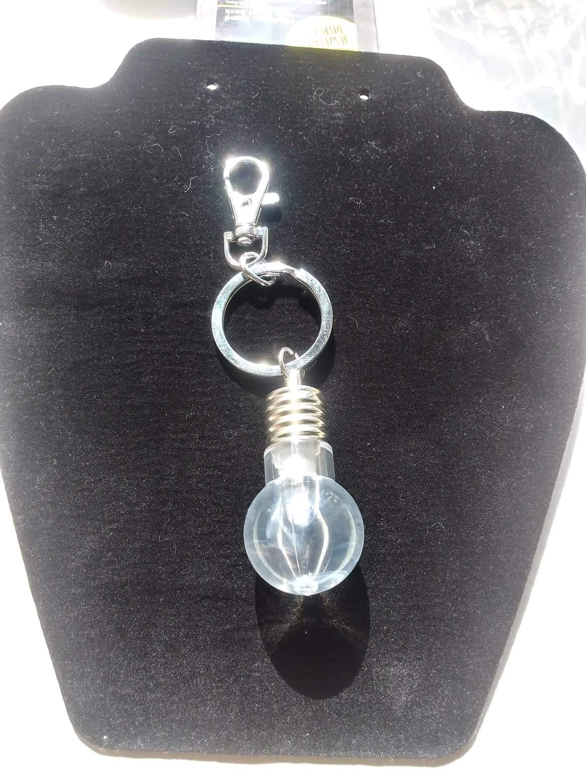 Lightbulb Keychain Etsy