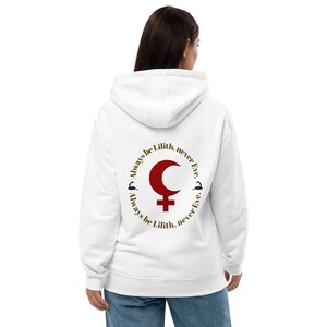 Always be Lilith never Eve hoodie, Goddess Lilith, Witch, Occult, Black Moon Lilith hoodie