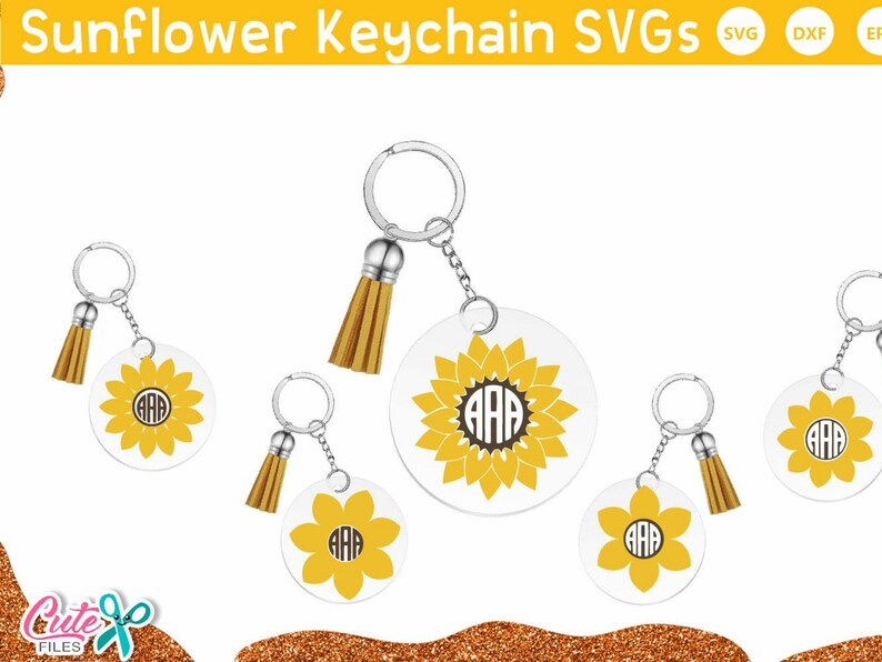 Download Keychain svg bundle keyring svg file for crafter round | Etsy