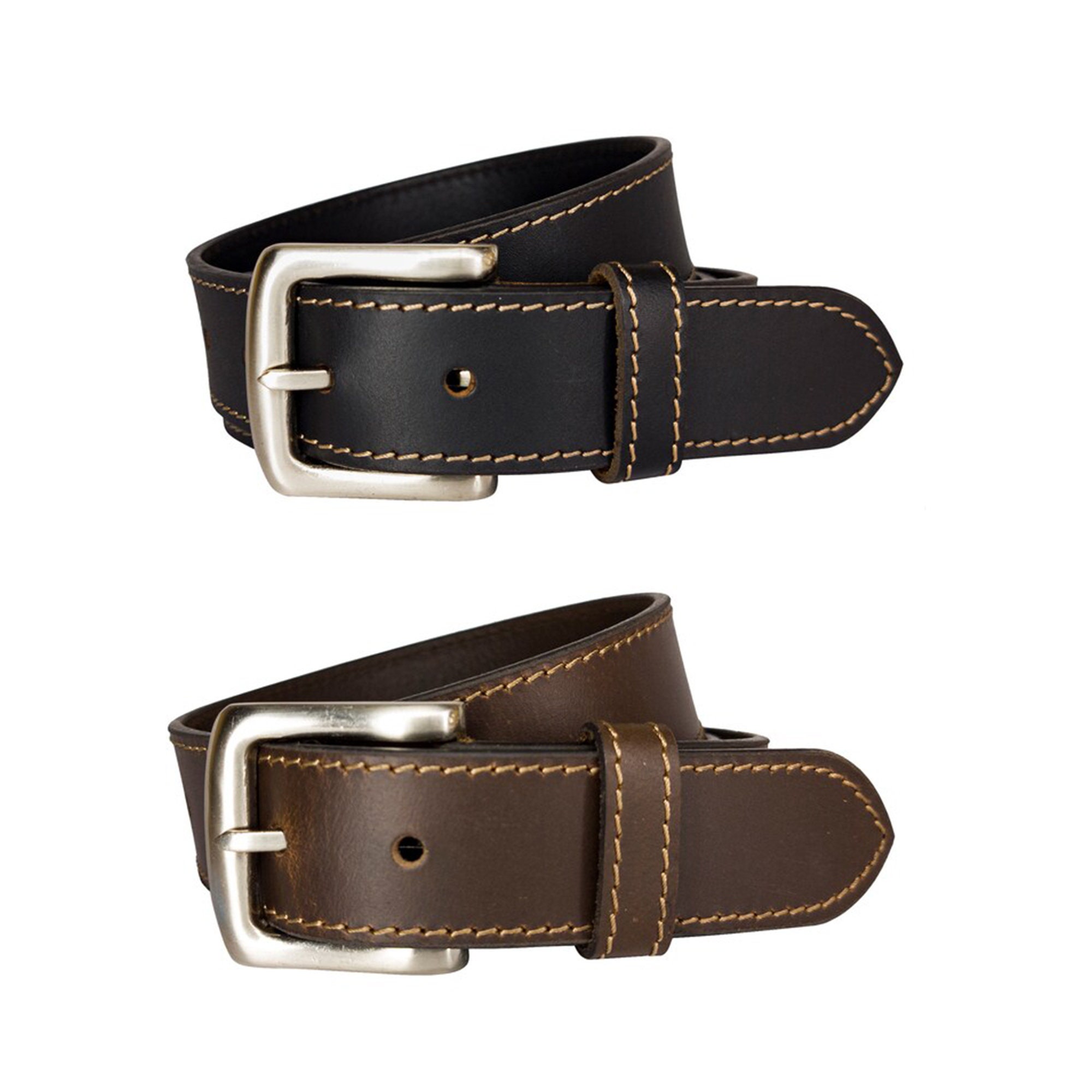 Designer M Letter Automatic Buckles Mens Belts Brown Cowhide