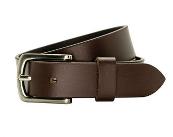 full-grain leather dress belt professional 32mm black brown buckle types Full Grain Belt: Classic or Boho Wedding Dress Uk Leely Women Blue Floral Color:British Tan/Java 1/4 straps can measure