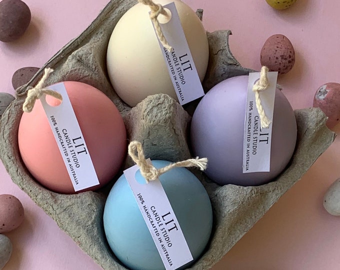 Hand Poured Soy Wax Easter Egg Candle | Aromatherapy Home Decor