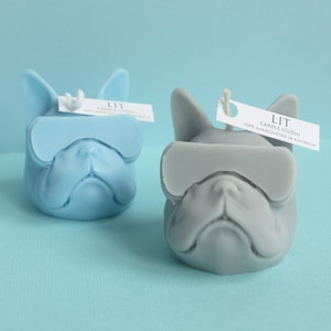 Frenchie Puppy French Bulldog Candle |  Australian Handmade Handpoured Vegan Soy Wax | Cute Gift Home Decor | Aromatherapy