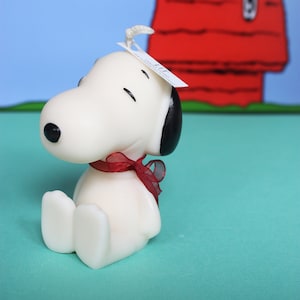 Snoops Peanuts Gang, vela de cera para perros, vela de decoración del hogar anime, regalo único, fragancia del hogar, vela perfumada vertida a mano, vela Kawaii