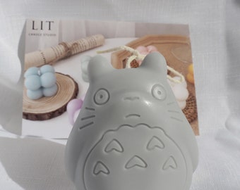 Totoro Soy Wax Candle, Anime Home Decor, Kawaii Scented Candle