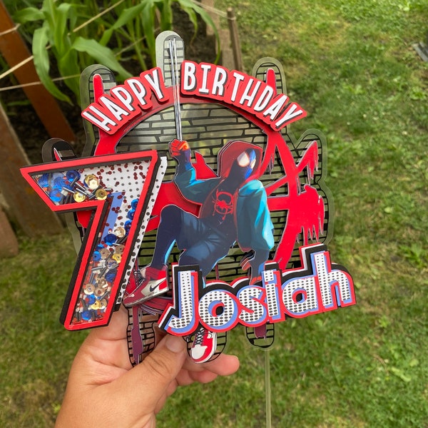 Miles Morales Birthday Party Invitations Etsy