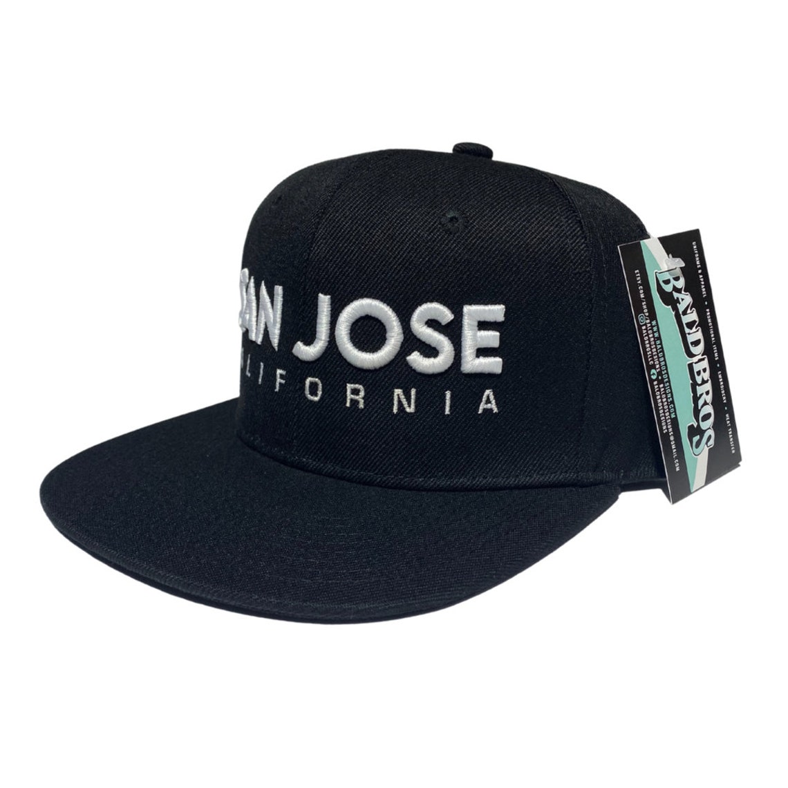 San Jose California Snapback Hat Etsy