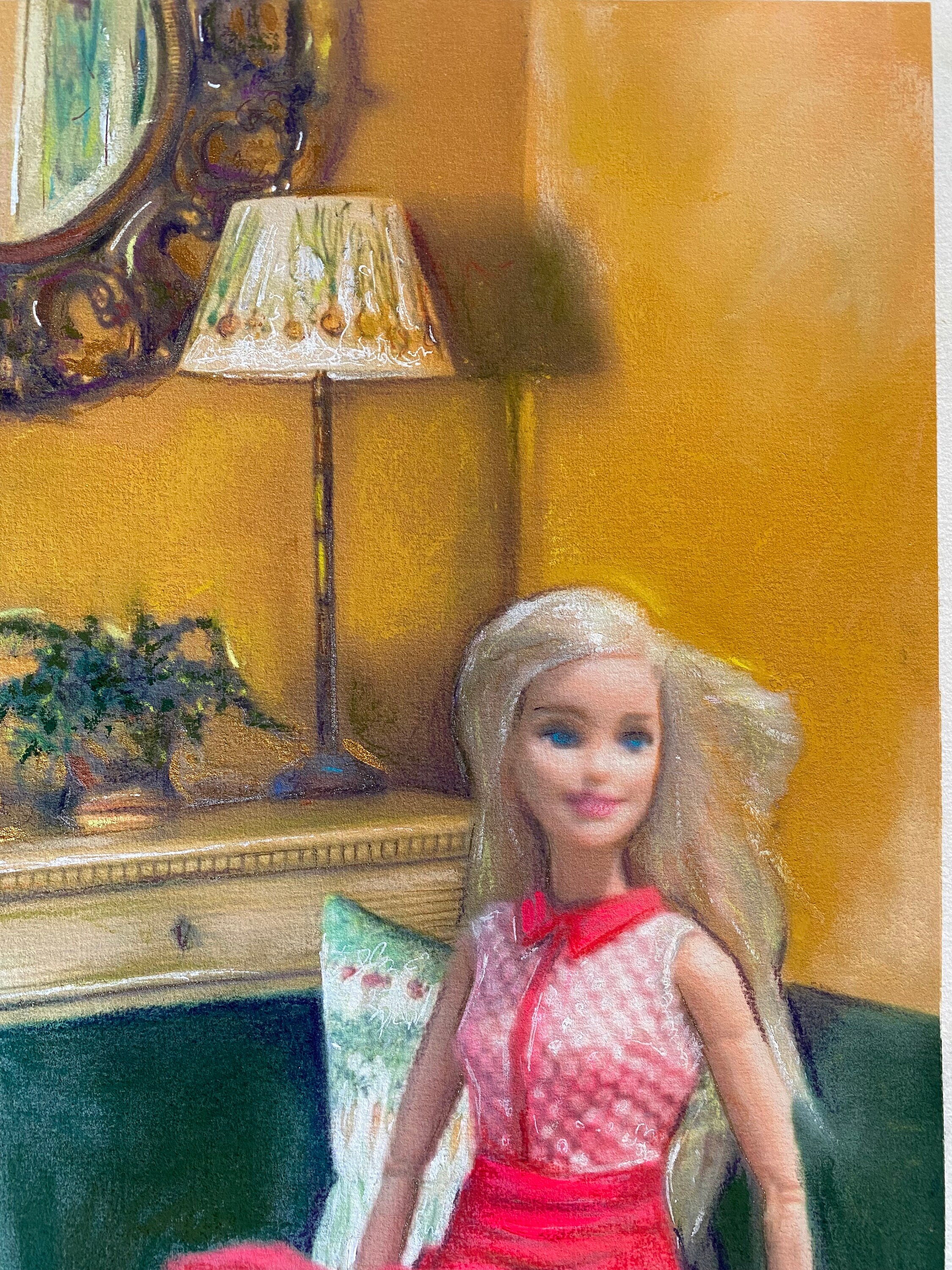 Barbie dress painting hotsell