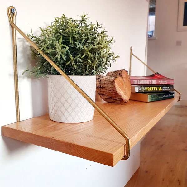 Oak Shelves Etsy UK