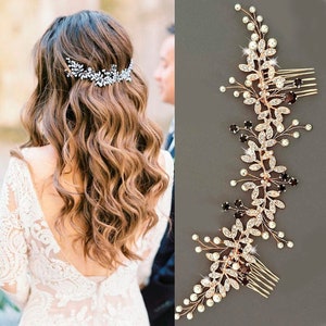 Burgundy Boho Bridal Back Headpiece Bridal Halo Boho Wedding Pearl Headband Burgundy Wedding Hair Piece Wedding Hair Vine Bridal Headband