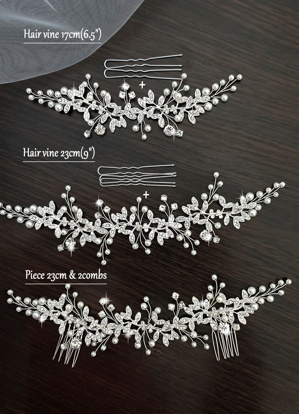 bridal halo headpiece