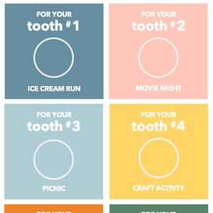 Lost Tooth Cards PRINTABLE - Unisex