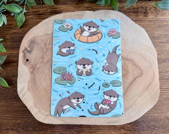 Happy Otters E-Reader Insert | Otter | Cute | Kindle | Kobo Libra Clara | Bookish