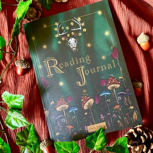 Reading Journal Dark Forest | | Book Journal | 100 Books | Book Review | Witchy | Spooky | Gift idea