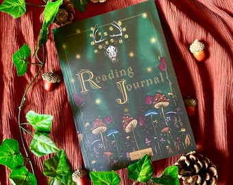 Reading Journal Dark Forest | | Book Journal | 100 Books | Book Review | Witchy | Spooky | Gift idea