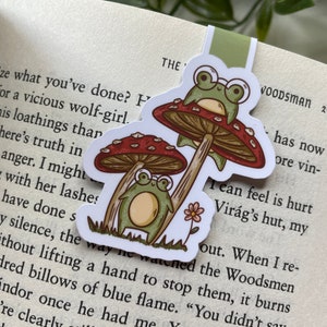 Frog Shenanigans Magnetic Bookmark