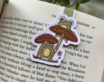 Frog Shenanigans Magnetic Bookmark