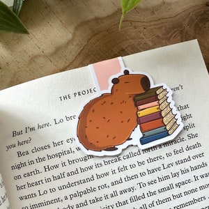 Capybara Magnetic Bookmark | Bookish | Reading | Cute | Books