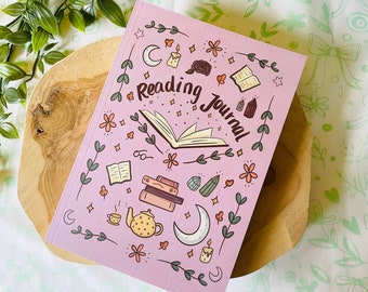 Reading Journal Lilac | | Book Journal | 100 Books | Book Review | Cottage Core | Cute | Gift idea