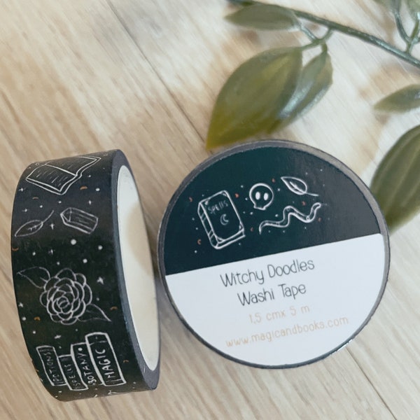 Witchy Doodles Washi Tape