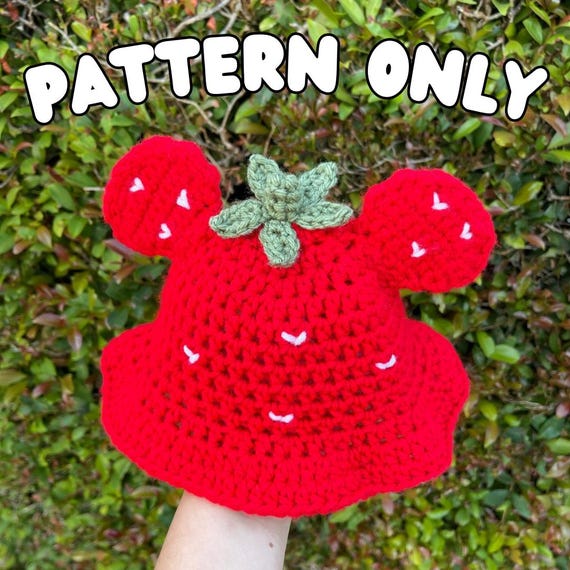 Hand-Crocheted Minnie mouse Bucket Hats New Easy DIY Minnie Mouse Bucket Hat main image 4