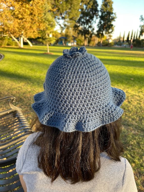 Handmade Crochet Blueberry Ruffle Hat Blueberry Ruffle Pet Hat Crochet Pattern - Etsy main image 3