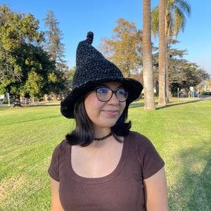 Crochet Witch Hat | Handmade Halloween Hat | Cute Witch Hat | Halloween Crochet Hat | Witch hat | Crochet Costume Hat