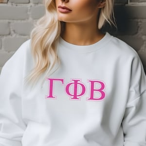 Sudadera con letras griegas de fraternidad Sudadera básica con letras griegas de capítulo de fraternidad Sudadera personalizada con letras griegas de fraternidad Regalo universitario