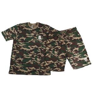 Men&#39;s Co-ord sets shorts and Shirt (Camo) | Men’s co ord sets shorts and shirt