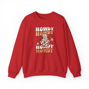 Howdy Western Sweatshirt Unisex Heavy Blend™ Crewneck Sweatshirt