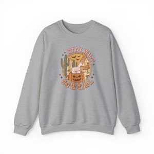Stay Wild Cowgirl Sweatshirt Unisex Heavy Blend™ Crewneck Sweatshirt