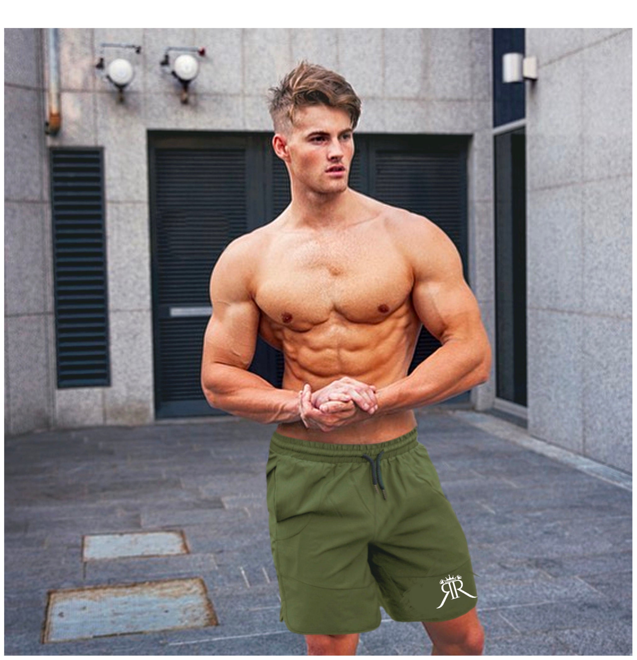 Royaltys Roots Mens Spandex Workout Shorts Men's Etsy