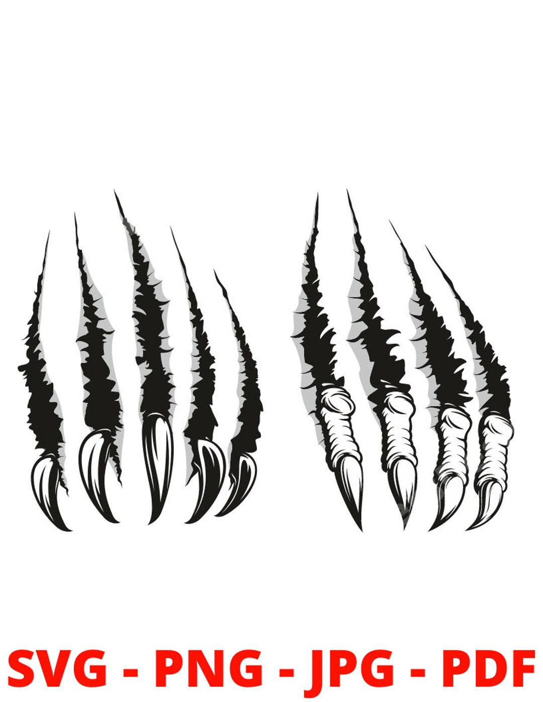 Scratches Svg | Ripped Shirt | Ripped | Scratches Svg | Rips | Teared ...