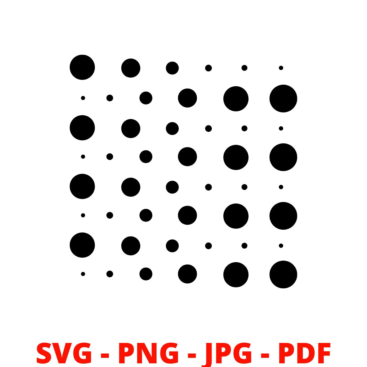 Polka Dot Pattern SVG Polka Dot SVG Western Pattern Cut File Cricut