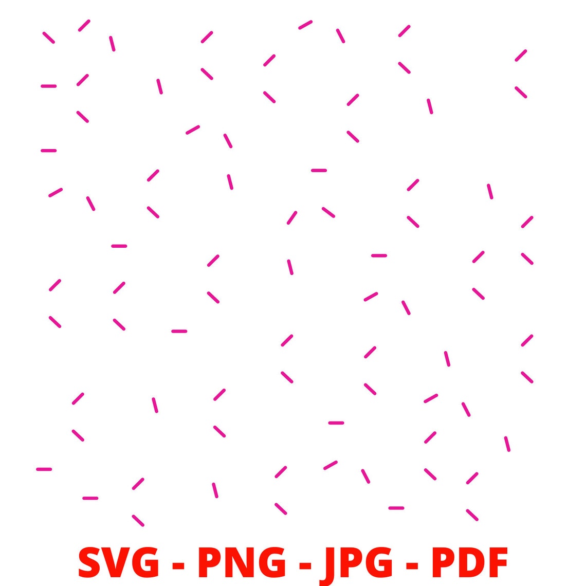 Sprinkle Pattern SVG | Cookie Sprinkles Svg | Confetti Svg | Bakery Svg ...