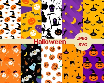 Halloween Digital Background Halloween Wallpaper Digital - Etsy