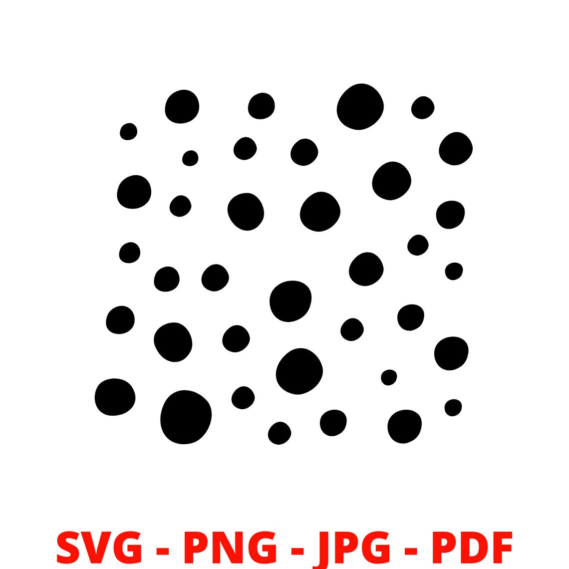 Polka Dot Pattern SVG Polka Dot SVG Western Pattern Cut File Cricut