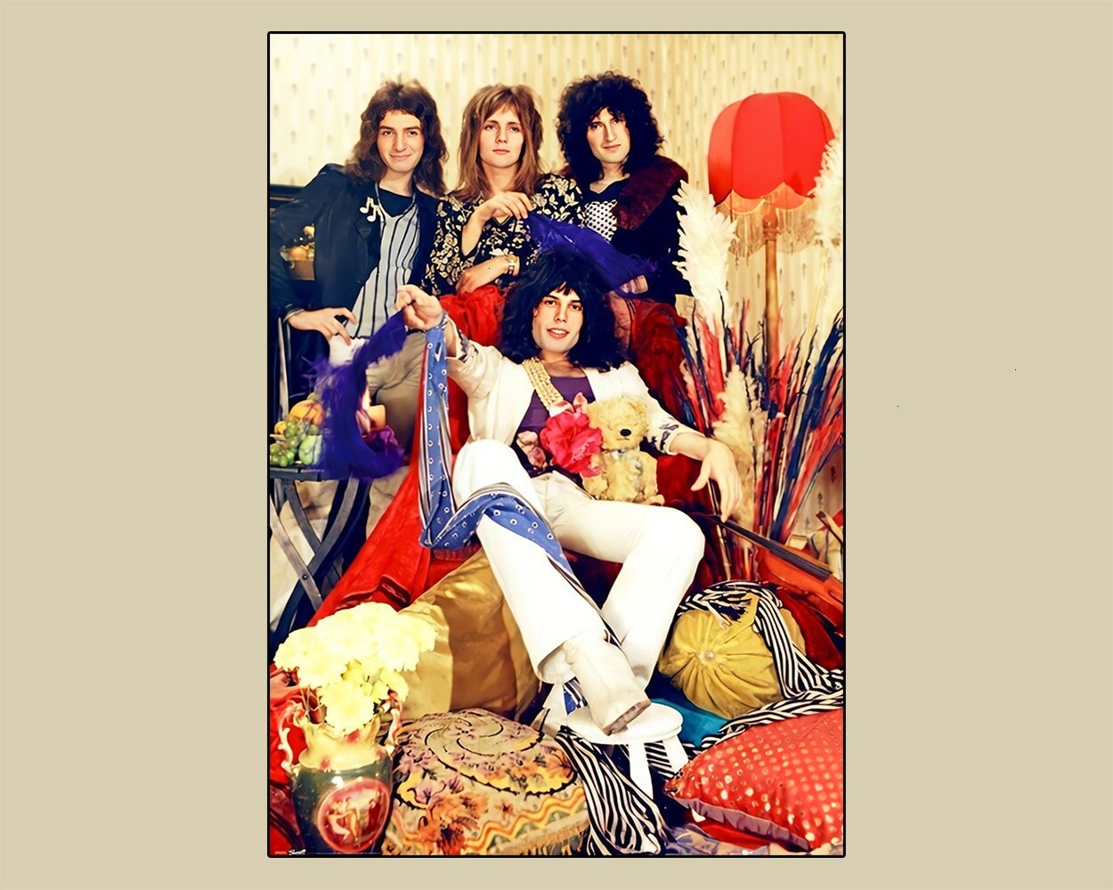2021 Gift Queen Band Maxi Queen Rock Band Fan Lover Poster Art Etsy
